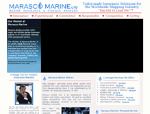 Tablet Screenshot of marasco-marine.com